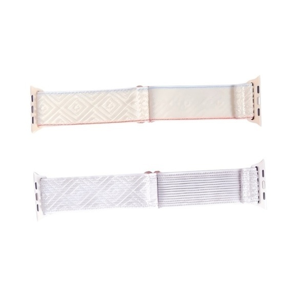 Stretchy‎ Band Compatible with Apple iWatch Series 7/6/5/3/SE - 2 Pack - Picture 2 of 2